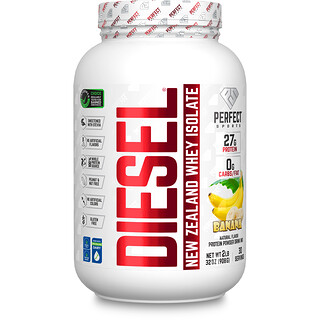 PERFECT Sports, Diesel, Nieuw-Zeelandse wei-isolaat, banaan, 2 lb (908 g)