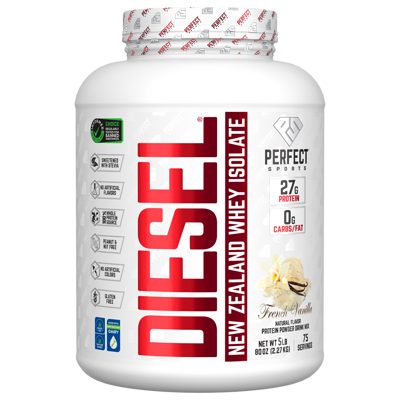 

Perfect Sports Diesel New Zealand Whey Isolate French Vanilla 5 lb (2.27 kg)