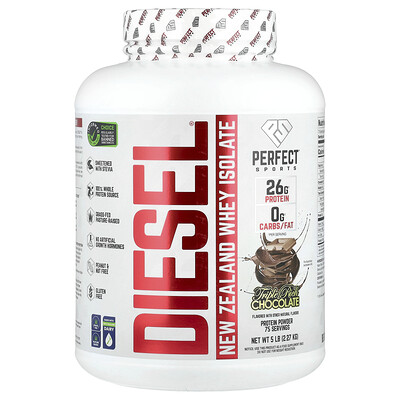 PERFECT Sports Diesel® New Zealand Whey Isolate Triple Rich Chocolate 5 lb (2.27 g)