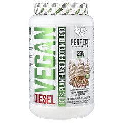 Diesel Vegan, 100 % суміш рослинного протеїну, ванільне морозиво, 700 г (1,5 фунта)