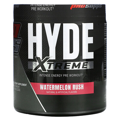 

ProSupps Mr. Hyde, Nitro X, предтренировочный комплекс со вкусом арбуза, 222 г (7,8 унции)