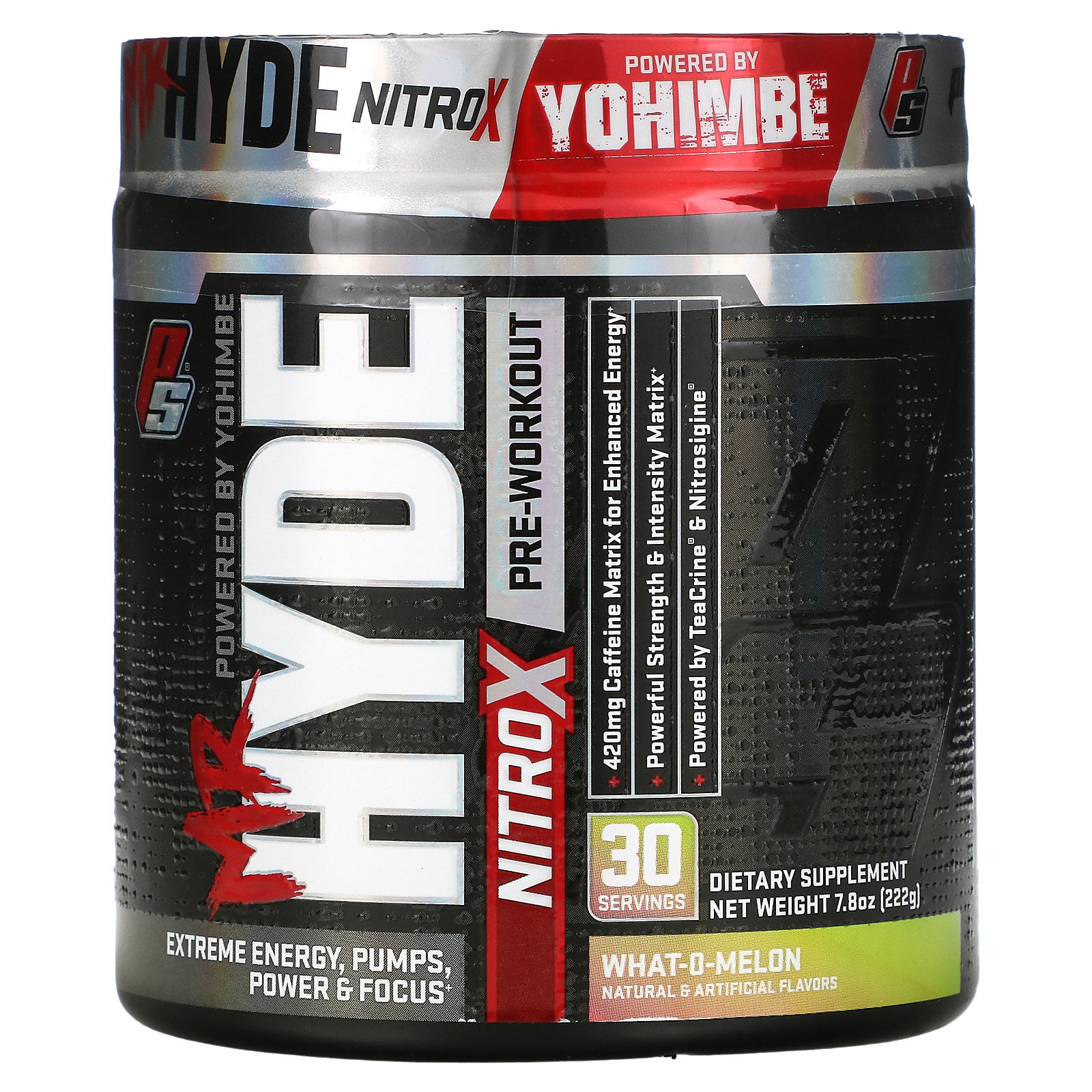 Prosupps Mr Hyde Nitro X Pre Workout What O Melon 7 8 Oz 222 G Iherb