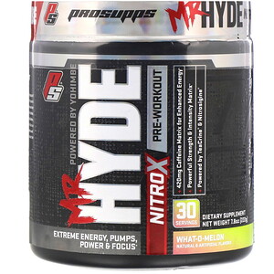 Отзывы о ПроСаппс, Mr. Hyde, Nitro X, Pre Workout, What-O-Melon, 7.8 oz (222 g)