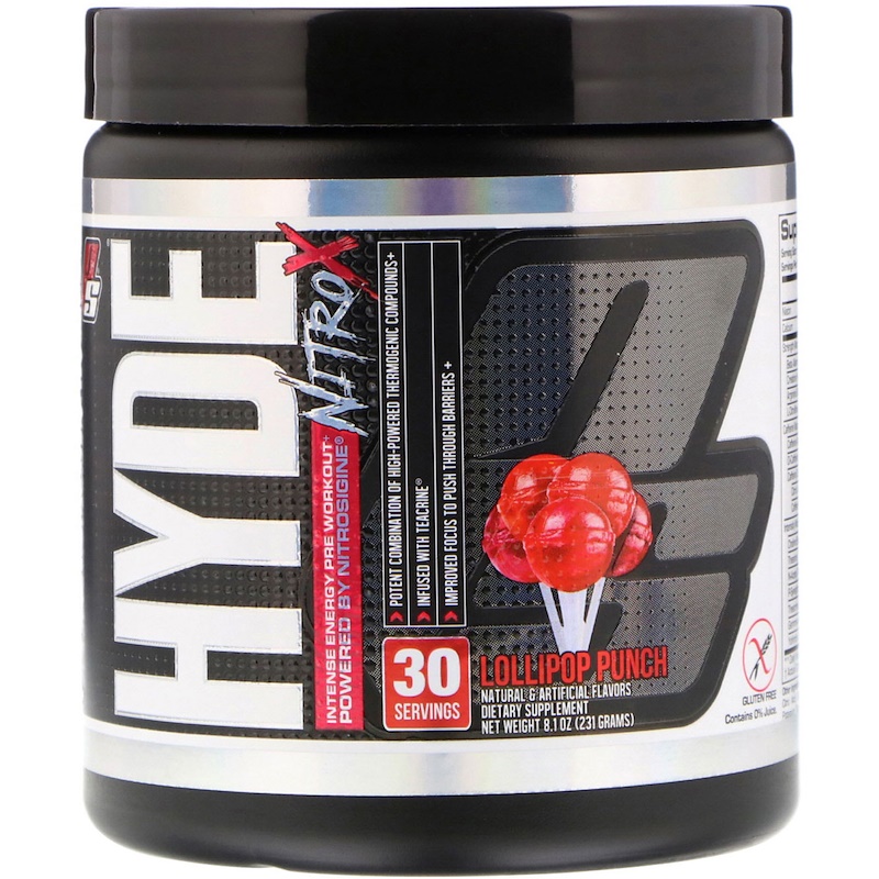 ProSupps, Mr. Hyde, Nitro X, Pre Workout, Lollipop Punch, 8.1 oz (231 g