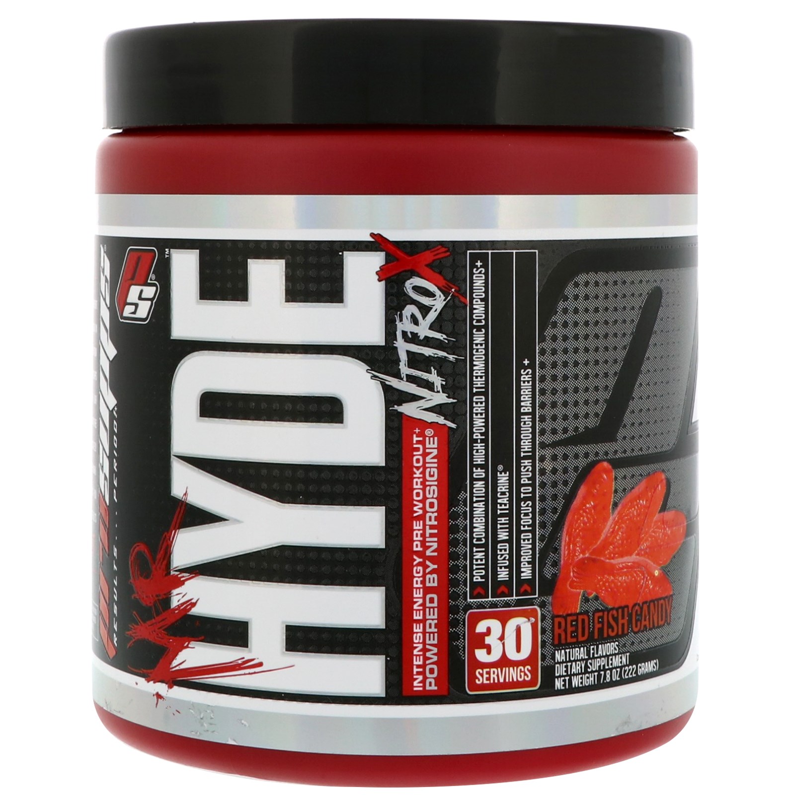 Prosupps ミスターハイド ニトロx プレワークアウト レッドフィッシュキャンディー 7 8 Oz 222 G Iherb