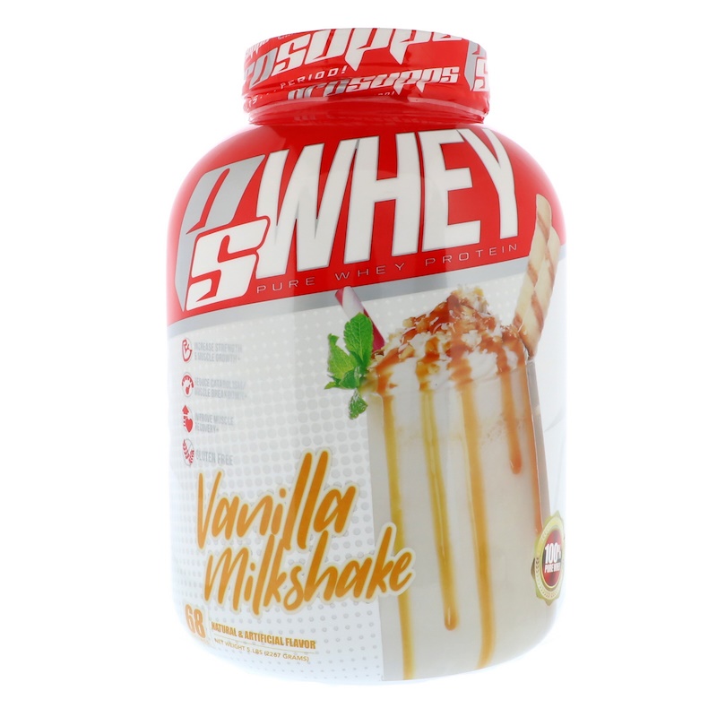 huge whey vanilla milkshake
