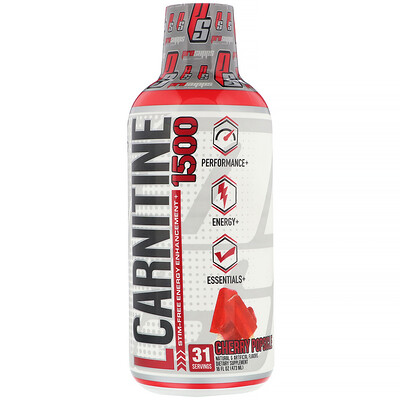 ProSupps L-Carnitine 1500, Cherry Popsicle, 1,500 mg, 16 fl oz (473 ml)