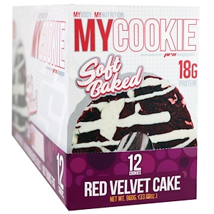 Отзывы о ПроСаппс, My Cookie, Red Velvet Cake, 12 Cookies, 2.82 oz (80 g) Each