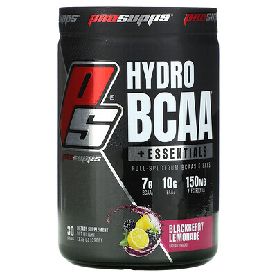 

ProSupps Hydro BCAA + основные питательные вещества, ежевичный лимонад, 390 г (13,75 унции)