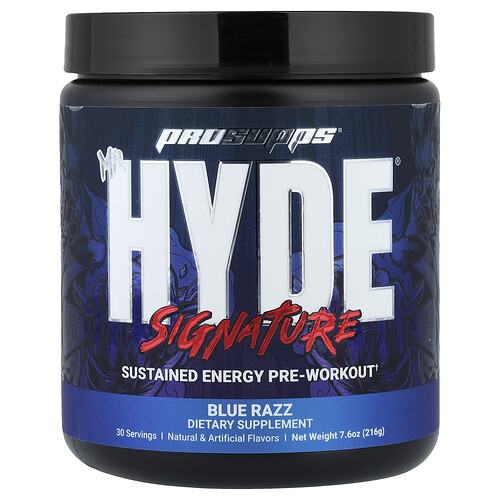 ProSupps, Mr. Hyde®, Signature Pre-Workout, Blue Razz, 216 g