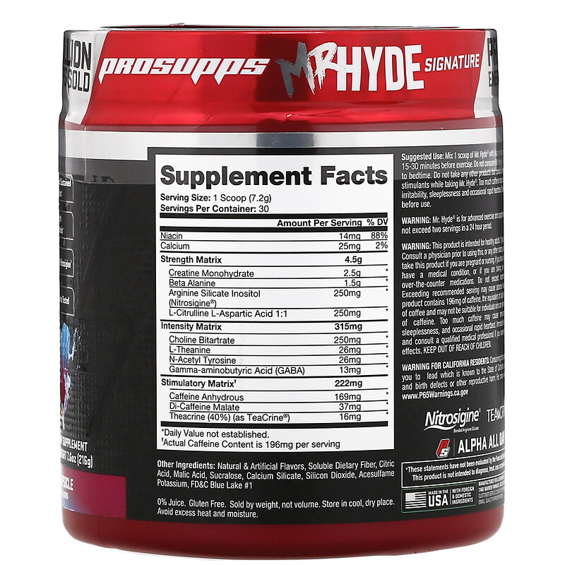 hyde pre workout flavors