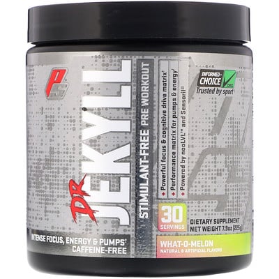 ProSupps Dr Jekyll, Stimulant-Free Pre-Workout, What-o-Melon, 7.9 oz (225 g)