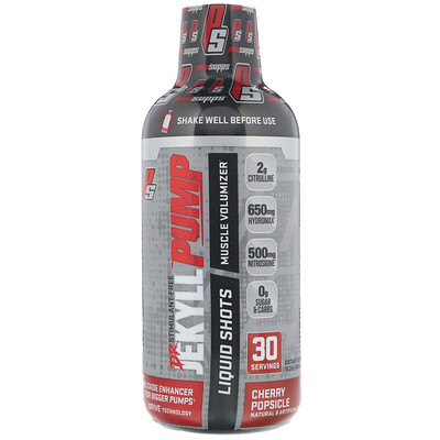 ProSupps Dr. Jekyll Pump, без стимуляторов, вишневое мороженое, 450 мл (15,2 унции)