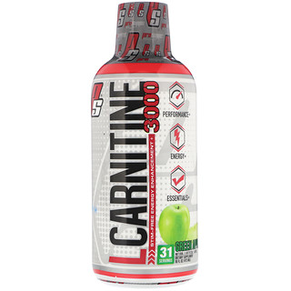 ProSupps, L-Carnitine 3000, Green Apple, 16 fl oz (473 ml)