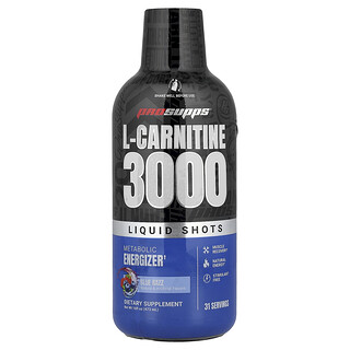 ProSupps, L-Carnitina 3000 injeções líquidas, Blue Razz, 473 ml (16 fl oz)
