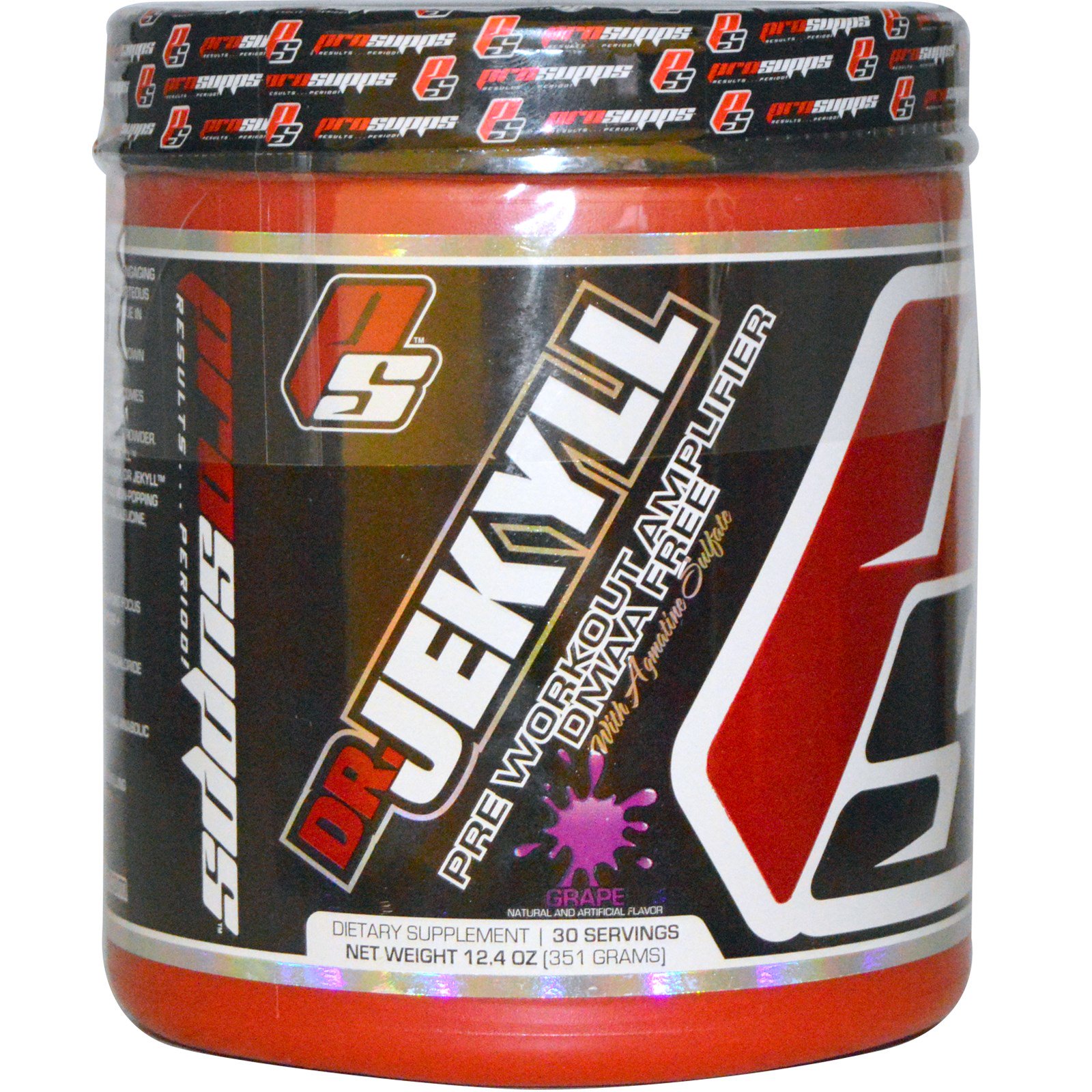 ProSupps, Dr Jekyll, Pre Workout Amplifier, Grape, 12.4 oz