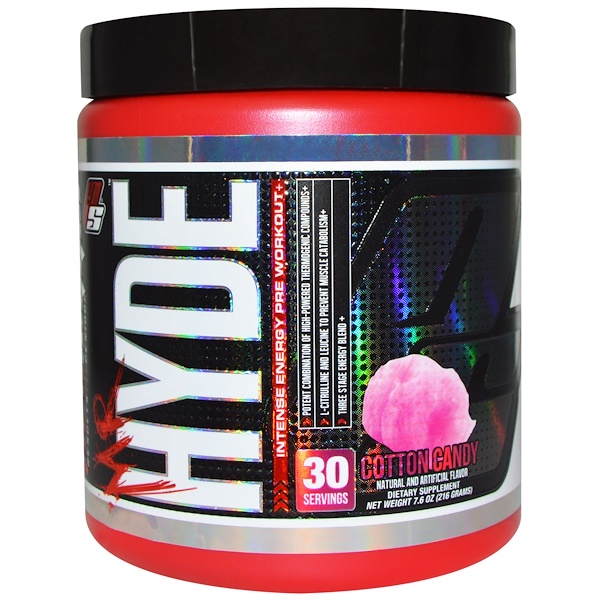 ProSupps, Mr. Hyde, Intense Energy Pre Workout, Cotton Candy, 7.6 oz