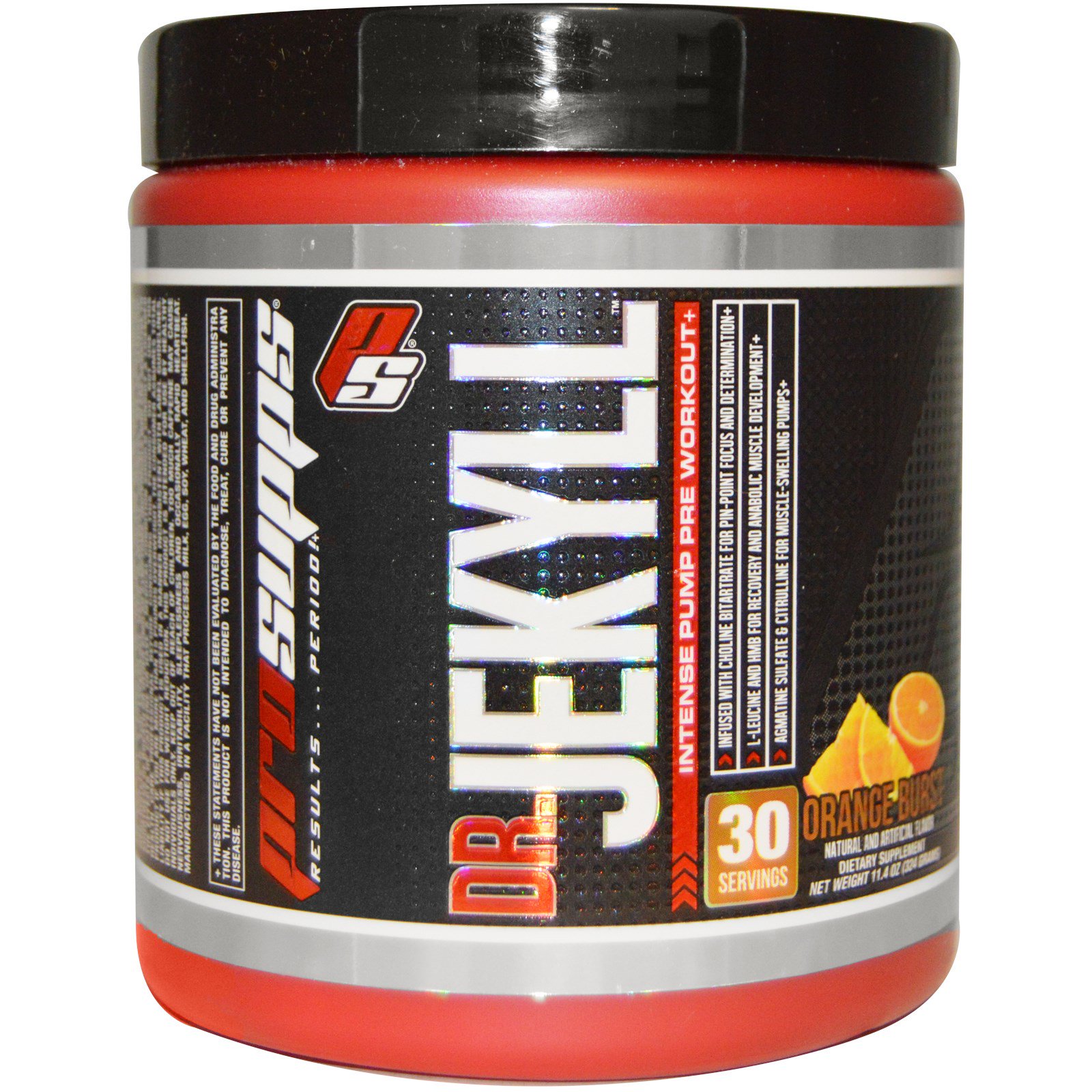 ProSupps, Dr. Jekyll, Intense Pump Pre Workout, Orange Burst, 11.4 oz (324 g) iHerb