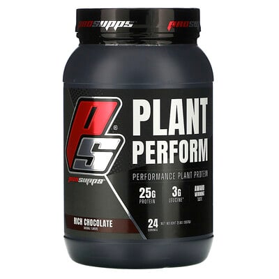 Купить ProSupps Plant Perform, Performance Plant Protein, Rich Chocolate, 2 lbs (907 g)