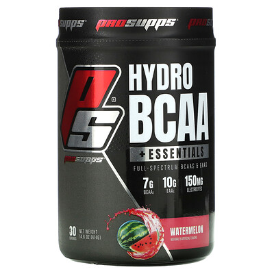 ProSupps Hydro BCAA +Essentials, Watermelon, 14.6 oz (414 g)