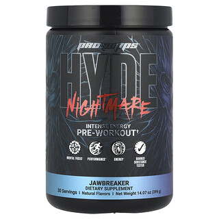 ProSupps, HYDE® Nightmare, Intense Energy Pre-Workout, Jawbreaker, 14.07 oz (399 g)