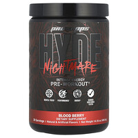 HYDE® Nightmare, Intense Energy Pre-Workout, Blood Berry, 14.35 oz