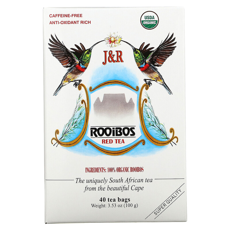 Rooibos Red Tea, Caffeine-Free, Tea Bags, 3.53 oz (100 g)