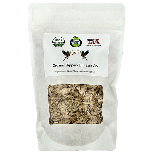 J&r Port Trading Organic Slippery Elm Bark C/S, 4 oz