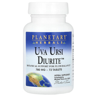 Planetary Herbals, Uva Ursi Diurite™, 780 mg, 72 Tablet (390 mg per Tablet)