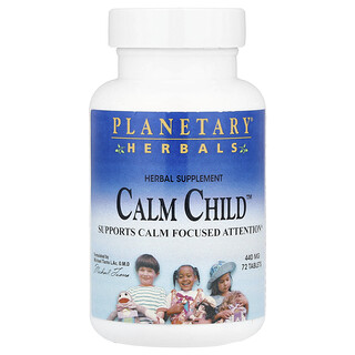 Planetary Herbals, Calm Child™, 72 comprimés