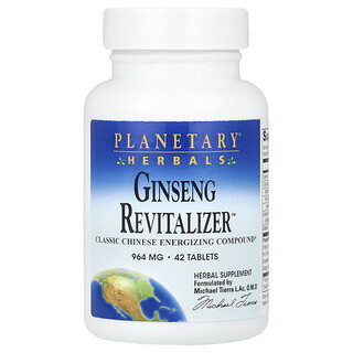 Planetary Herbals, Ginseng Revitalizer™, 42 tabletten