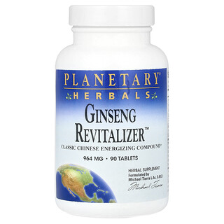 Planetary Herbals, Ginseng Revitalizer™, 90 Comprimidos