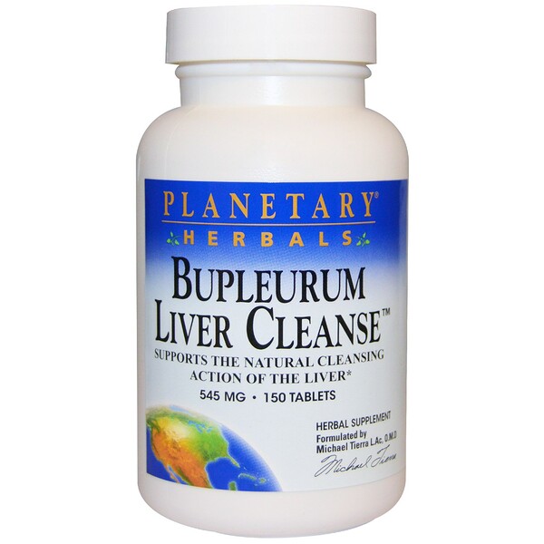 Planetary Herbals, Bupleurum Liver Cleanse, 545 мг, 150 таблеток