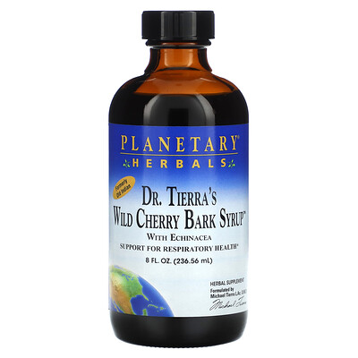 

Planetary Herbals Веганский протеин от Dr. Tierra's сироп из коры дикой вишни, 236,56 мл (8 жидк. Унций)