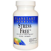Stress Free, снятие стресса с помощью растений, 810 мг, 90 таблеток - изображение