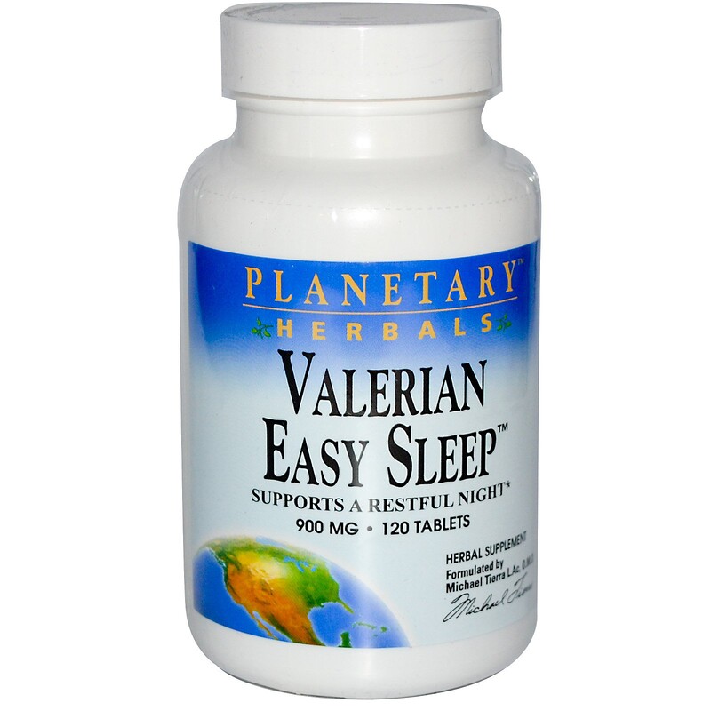 Herbals, Valerian Easy Sleep, 900 mg, 120 Tablets iHerb