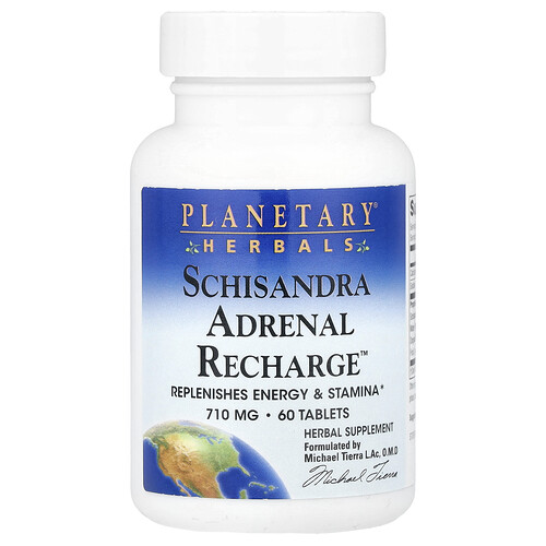 Planetary Herbals Schisandra Adrenal Recharge™, 60 Tablets