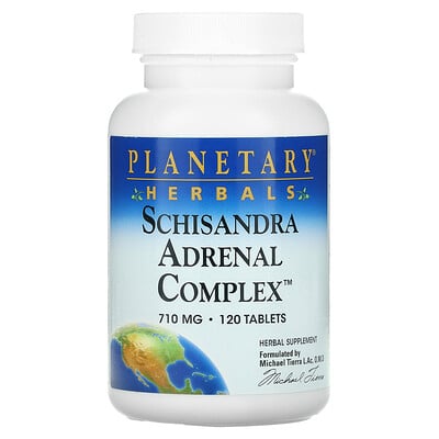

Planetary Herbals Schisandra Adrenal Complex, 710 мг, 120 таблеток