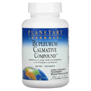 Planetary Herbals, Bupleurum Calmative Compound, 550 mg, 120 타블렛
