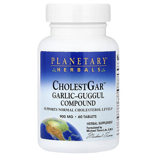 Planetary Herbals, CholestGar™ Garlic Guggul Compound, 60 Tablets