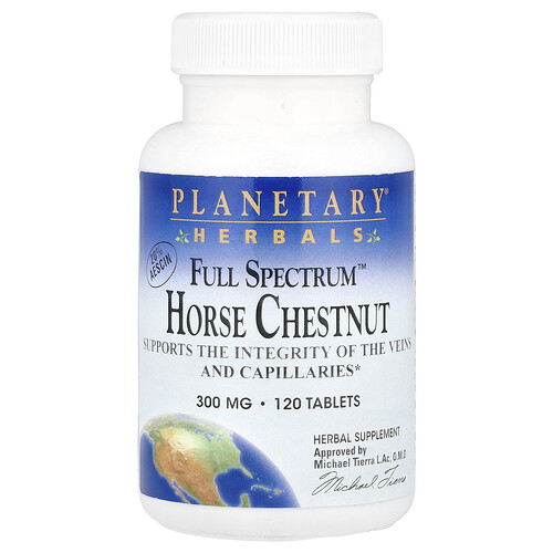 Planetary Herbals Full Spectrum™ Horse Chestnut, 120 Tablets