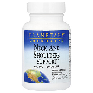 Planetary Herbals, Neck And Shoulders Support™, 60 Tablets