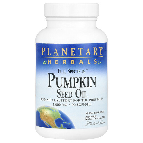 Planetary Herbals, Full Spectrum™ Kürbiskernöl, 1.000 mg, 90 Weichkapseln