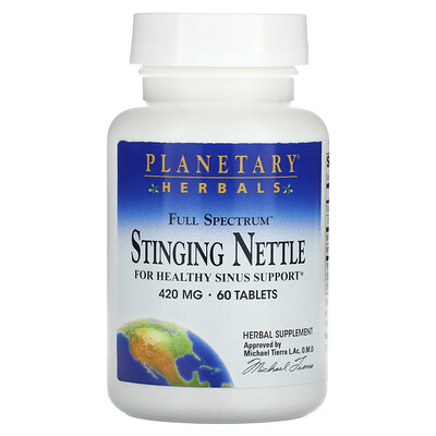 

Planetary Herbals Full Spectrum Stinging Nettle 420 mg 60 Tablets
