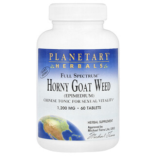 Planetary Herbals, Erba di capra cornea Full Spectrum™, 60 compresse