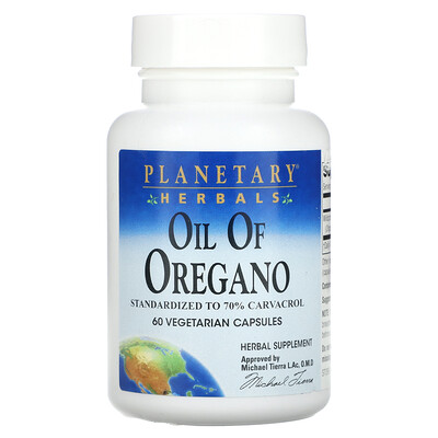 

Planetary Herbals Oil of Oregano 60 Vegetarian Capsules