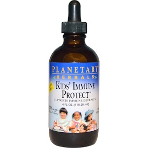 Отзывы о Планетари Хербалс, Kids' Immune Protect, Alcohol-Free, 4 fl oz (118.28 ml)