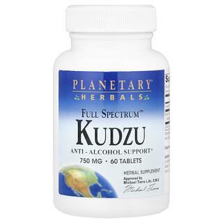 Planetary Herbals, Full Spectrum ™ кудзу, 60 таблеток