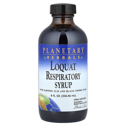 Planetary Herbals Loquat Respiratory Syrup, 8 fl oz (236.56 ml)
