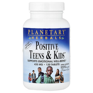 Planetary Herbals, Positive Teens & Kids™, 120 tabliet